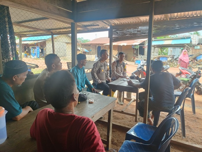 Cooling System, Kapolsek Sinaboi Sambangi Warga Darussalam